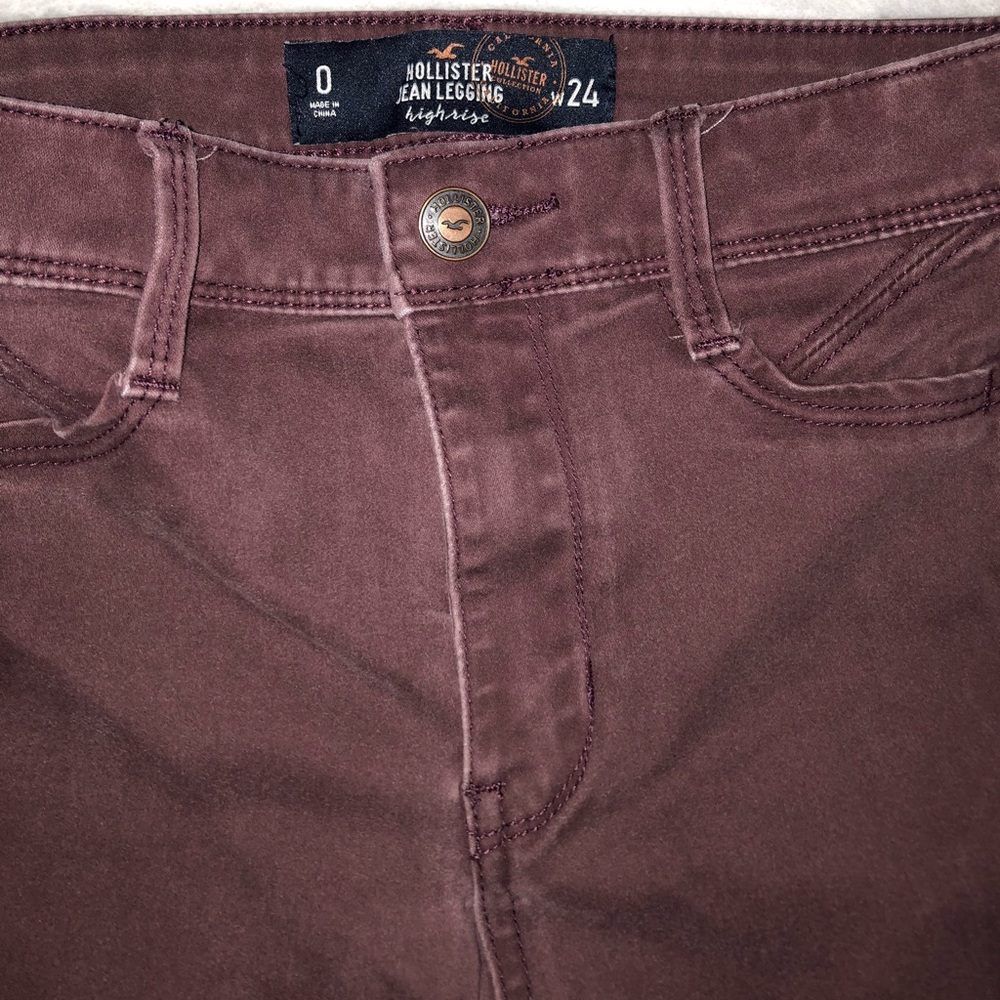 Women’s Hollister Maroon Jeans (0)